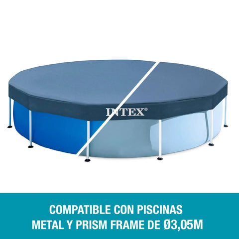 Ready For Summer Kickbacks 10 Ft Round Above Ground Pool Cover With Tight Rope Securing Heavy Duty Debris Shield That Stays Put In Wind Keeps Water Crystal Clear For Lazy Days And Chill