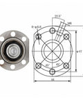 Heavy Duty Badass SFU2005 Ball Screw Kit With 5mm Lead Pitch Pro CNC Machine Builds Featuring Rock Solid BK15 BF15 End Supports Plus Flexible Coupler For Precision Slick Moves And Top Tier Performance Upgrades So You Can Get Job Done Right, flange bearing drawing
