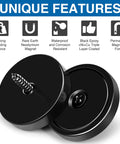 Beefy Neodymium Cup Magnets With Holes Waterproof 110 Plus Lb Pull Includes Screws For Easy Wall Mounting Tough Lifting Tools Pack Of 6
