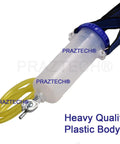 Must Have Pro Grade DIY Fuel Tank Tool For Tuning And Carb Balancing, 300Ml Auxiliary Tank, plastic body, yellow hose, strap