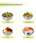 Top Tier 304 Stainless Steel Dip Chiller Bowl 35oz Heavy Duty Water Cooling System Food Surface Kitchen Sauce Container No Fuss Quick Chill setup for salad, fruit, vegetable, and sashimi.