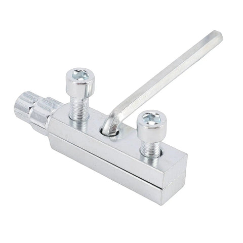 Premium Adjustable Bolt Extractor Kit For Damaged Screws And Broken Pipe Threads, Ultimate Stripped Screw Removal Tool With Hex Handle For 1/2 To 3/4 Inch Plumbing Repairs On Faucets And Valves A Total Game Changer, silver metal