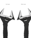 Wide Jaw Adjustable Wrench Set With Soft Grip Handles Includes 6, 8, 10, 12 Inch Sizes Workhorse Drop Forged Cr V Steel Heavy Duty Build