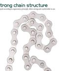 Close-up of chain from Beefy Heavy Duty Reversible Chain Wrench 16 Inch with 27 Inch Chain for 1.5 to 7.5 Inch Diameter Oil and Fuel Filter