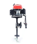 Front view of Powerful 6HP 170cc Gas Outboard Motor With Air Cooling CDI System for Inflatable Boats, Kayaks, and Canoes