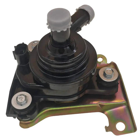 Premium Grade Engine Coolant Inverter Electric Water Pump Assembly G9020-47031 front view with durable bracket for Toyota Prius.