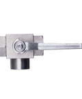 Taixin 3-way high-pressure ball valve, 3/8 in NPT female hydraulic valve, side lever