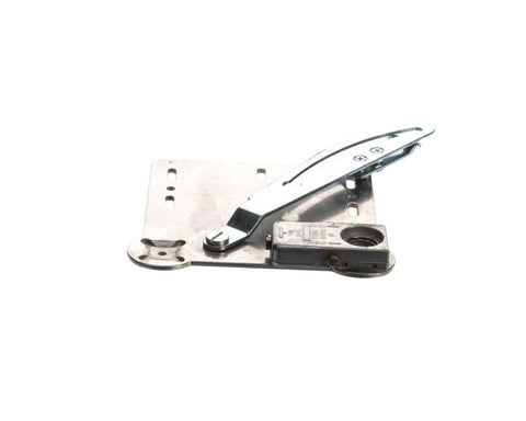Bottom Hinge With Torque Master Anthony For Commercial Refrigeration Doors 35-01809 metal hinge assembly, angled view, for food service equipment