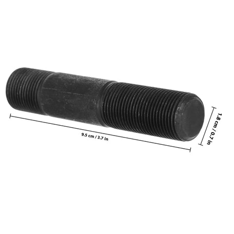 Hydraulic Hole Punch Draw Rod With Lock Cap For Hole Punch Driver Kit, crafted from heavy duty steel, showing detailed size dimensions.