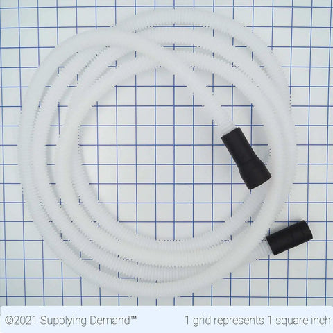 Dishwasher Drain Hose Extension 12 Feet Flexible Five Eighth Inch Or Seven Eighth Inch Outlets Replacement For Model Specific Dishwashers