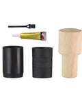 Ultimate Boat Seat Base Pedestal Repair Kit For Ranger Boats 2005 And Earlier Includes Straight Bushing Tapered Bushing And Wooden Mandrel To Fix Wobbly Seats Fast And Easy, black bushings and wooden mandrel