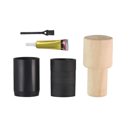 Ultimate Boat Seat Base Pedestal Repair Kit For Ranger Boats 2005 And Earlier Includes Straight Bushing Tapered Bushing And Wooden Mandrel To Fix Wobbly Seats Fast And Easy, black bushings and wooden mandrel