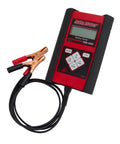 Handheld Battery Tester For Flooded Deep Cycle And AGM Batteries, Real World 40 Amp Load To Simulate Use, Detects Discharged Cells And Bad Cells, Includes Reverse Polarity Protection, Wide 100 To 1600 CCA Range handheld battery tester with clamps
