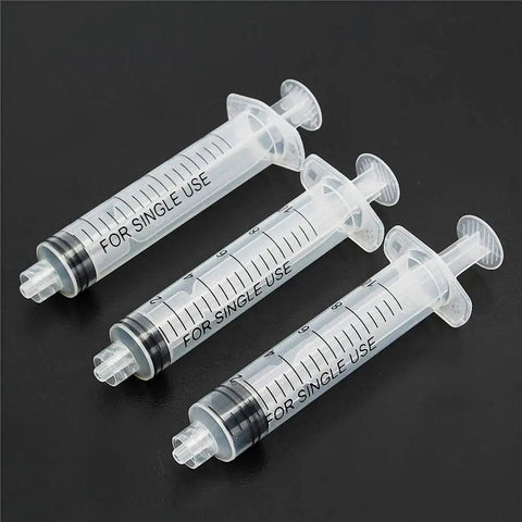 3 Pack 10Cc Syringe Flux Dispenser For SMT SMD PCB Solder Paste Adhesive Glue Liquid Welding Fluxes With 3 Needle Caps