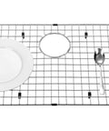 Stainless Steel Kitchen Sink Bottom Grid 29 By 16 Inches Fits Most Sinks Protects Enamel Surface Soft Protective Bumpers Prevent Scratches