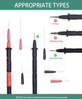 Back Probe Pins Kit 8Pcs Pro Grade Ultra Thin 0.7mm Pins For Automotive Instrument Testing 2mm Socket Banana Jack Leads