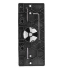 Aramox Hinge Hole Saw Jig For Precise 35mm Cup Drilling With Adjustable Depth Stop And Spacing Options showing cutting blade and components.