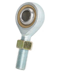 M10 Beefy Heavy Duty Rod End Bearing 10mm Bore Left Right Hand Thread Self Lubricating Ball Joint Heim Joint With Jam Nuts For ATV Quad Buggy Go Kart Drift Trike Golf Cart 4 Wheelers, silver steel with jam nut
