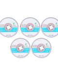 Premium Solder Wick Desoldering Braids 5 Pack High Efficiency Copper Wire for PCB Repair and Electronics Maintenance 2.5mm Width 4.9ft Length Each Pro Grade Flux Coated for Maximum Solder Absorption shown in packaging