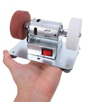 Badass Household Bench Grinder And Electric Sharpening Tool For Metal Tools Shears And Kitchen Knives Easy Rust Removal With Mirror Polish Finish, handheld size.