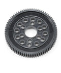 78 Tooth Spur Gear 48 Pitch For RC Cars Full Width Nylon showing tooth design for high temp racing