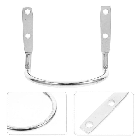Heavy Duty Hammer Holder Wall Mount Tool Rack With Iron Hooks, 4 Pack detail showing steel wire hooks