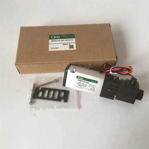 Grab This Solenoid Directional Valve 4KB219 Plate Install AC220 Or DC24 Pneumatic Component For Heavy Duty Industrial Work That Works Like A Charm with installation kit.