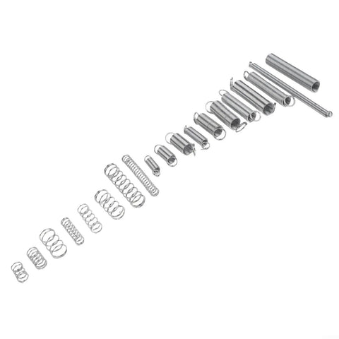 Grab Your Ultimate 200 Pcs Tension Compression Spring Assortment Kit With Organized Box For Automotive Repair, Tool Maintenance, And DIY Projects Featuring 20 Sizes Of Heavy Duty Metal Extension Coil Springs, assorted metal springs