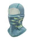 Thermochromic Color Changing Long Face Mask For Winter Cycling And Skiing Headwear Street Ready Thickened Nylon Warm Neck Gaiter With Temperature Sensitive Fabric Yellow, front view