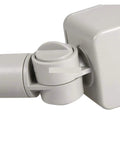 No-Brainer 12V Motion Sensor Light Switch With 180 Degree Rotating PIR, gray plastic mount with adjustable bracket
