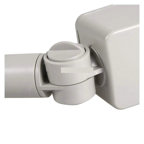 No-Brainer 12V Motion Sensor Light Switch With 180 Degree Rotating PIR, gray plastic mount with adjustable bracket