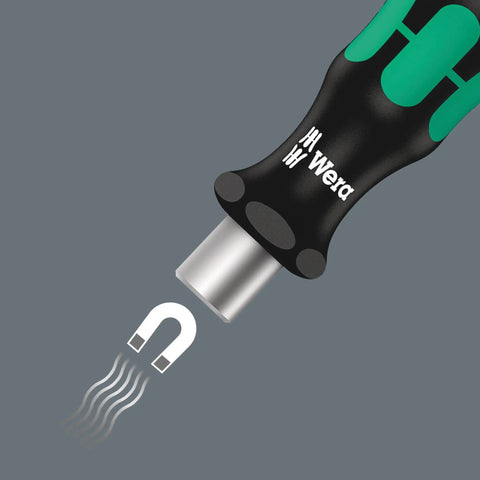 Tool Check 1 Bit Set With Ratchet And Sockets, Ultra Compact One Quarter Inch Drive Kit With Adapter 870 1, Packed For Tight Spaces, Tough Bits For Versatile Use, Includes Clip For Easy Carry, German Made