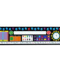 Paw Prints Self Adhesive Deluxe Plastic Desktop Reference Nameplates 24 Pack With Letters Numbers Colors 2D And 3D Shapes 120 Grid