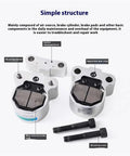Heavy Duty Air Pressure Disc Brake Cylinder For Disc And Lathe Tooling With Air Pressure Control, DBF L08 L10 L15 Series