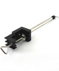 Rotary Tool Hold Hanger Stand Clamp, Adjustable Holder for Dremel, Foredom and Other Rotary Tools, shown with 10-22 inch height and clamp detail.