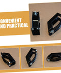 Heavy Duty Roof Rack Clips For Cargo Bars Two Pack Quick Clamp Car Topper Mounting Hangers Built Tough With Iron Construction For Rugged Road Trips And Easy Crossbar Fix No Fuss