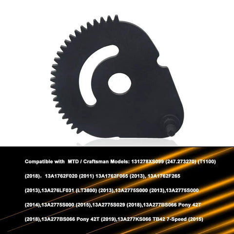 Steering Gear Kit For Lawn Tractors Fits MTD Troy Bilt And Craftsman Models Replacement For 61704094 And 9480389 gear component