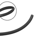 Premium 3/16 Inch ID PU Pneumatic Hose Tubing, black, for air tools and fluid transfer, 39.4 Feet 12 M, side view, flexible design