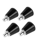 Top Shelf 4 Pack Spring Plunger Pins Metal Universal Fit For Industrial Machine Tools With Smooth Ball End Action And Secure Locking For Tricky Mechanical Assembly Jobs That Hit The Spot Perfectly, black metal pins.