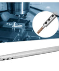Badass Heavy Duty Tungsten Steel Mill Extension Holder Side Mounted For CNC Machinery And Lathes in workshop setting showing tool in use.