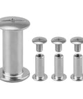 Top Shelf M3 X 12mm Chicago Binding Screws 40 Set Kit Made From Tough 304 Stainless Steel Cross Head Machine Bolts, components laid out.