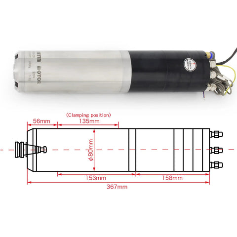 Kick Up Your Machining Game With This Badass 2.2Kw Iso20 Atc Water Cooled Spindle Motor Including A Snazzy Vfd Drive Kit for CNC Router