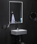 Bathroom Sink Bathroom Vanity Ceramic Vessel Sink Wall Mount Small Bathroom Corner Basin and Faucet White Vessel Sink Vessel Sink with mirror and accessories.