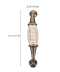 Four Pack Marble Print Ceramic Cabinet Pull Handles For Bathroom And Wardrobe Furniture Knobs With European Style Finish Dope Durable