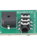 Morse Code Trainer CW Key Telegraph Practice Tool With Buzzer Sound And Light Feedback, portable PCB component close-up