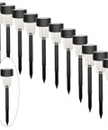 12 Pack Solar Pathway Lights For Outdoor Landscape Lawn Patio Garden Walkways And Driveways No Wiring No Fuss Setup