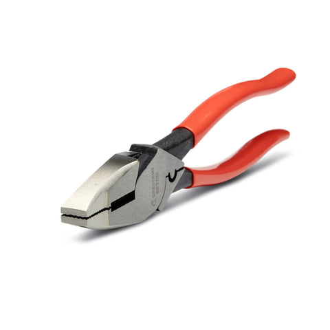Straight Shooter Linesman Wide Fish Tape Puller With Slick Dipped Grip And Flush Rivet Pulls One Or Quarter Inch Flat Steel Tape Without Damaging Rock Solid Alloy Steel Build No Fuss Pick For Electricians And Cable Pros
