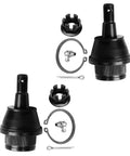 Set of two ball joints with hardware from Beefed Up 15 Piece Front End Kit For 4WD Chevy GMC Silverado Sierra Yukon XL Suburban Tahoe Avalanche Escalade Replacement Wheel Hubs Upper Control Arms Ball Joints Sway Bars