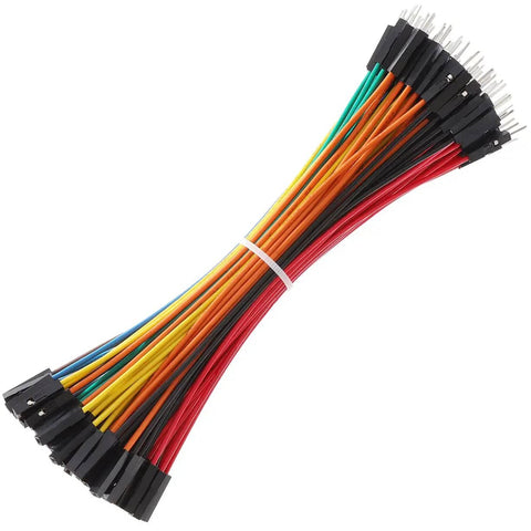 Real 20AWG Breadboard Jumpers Kit with multicolored straight jumper wires for prototyping and easy connections