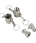 Beefy Aluminum Cam Lock Fitting Quick Connect 1 Inch NPT Male One Half Inch Port Hose And Pipe Adapter For Industrial Fluid Transfer, Fast Tool-Free Setup And Rugged, Reliable Connection. aluminum cam lock fittings with caps and rings